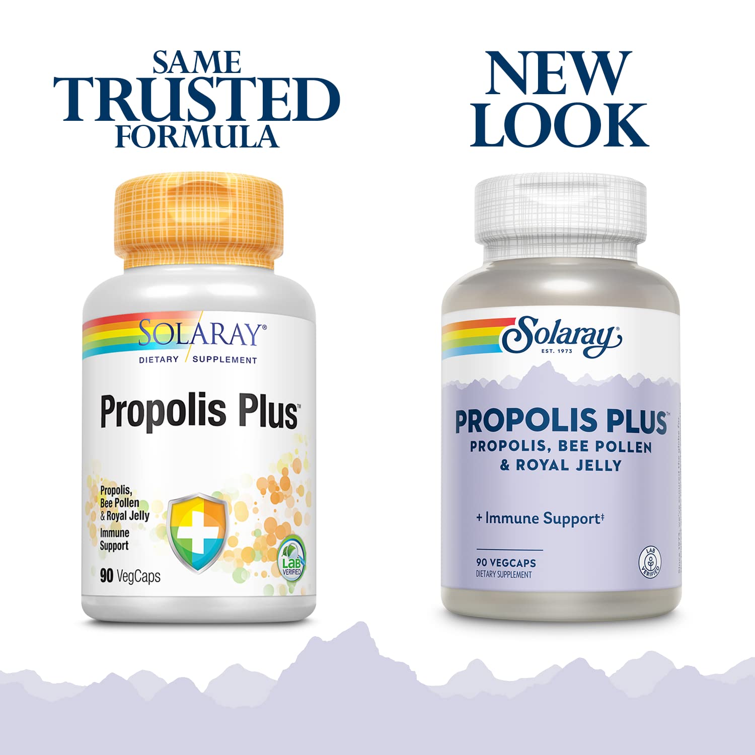 SOLARAY Propolis Plus supplement facts panel