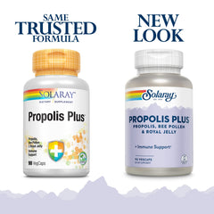SOLARAY Propolis Plus supplement facts panel