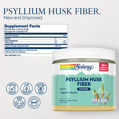 SOLARAY Psyllium Husk Powder label