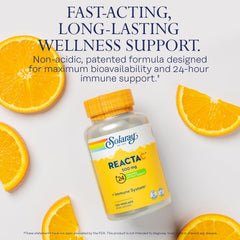 Vegan SOLARAY Reacta-C packaging with immune-supporting Vitamin C