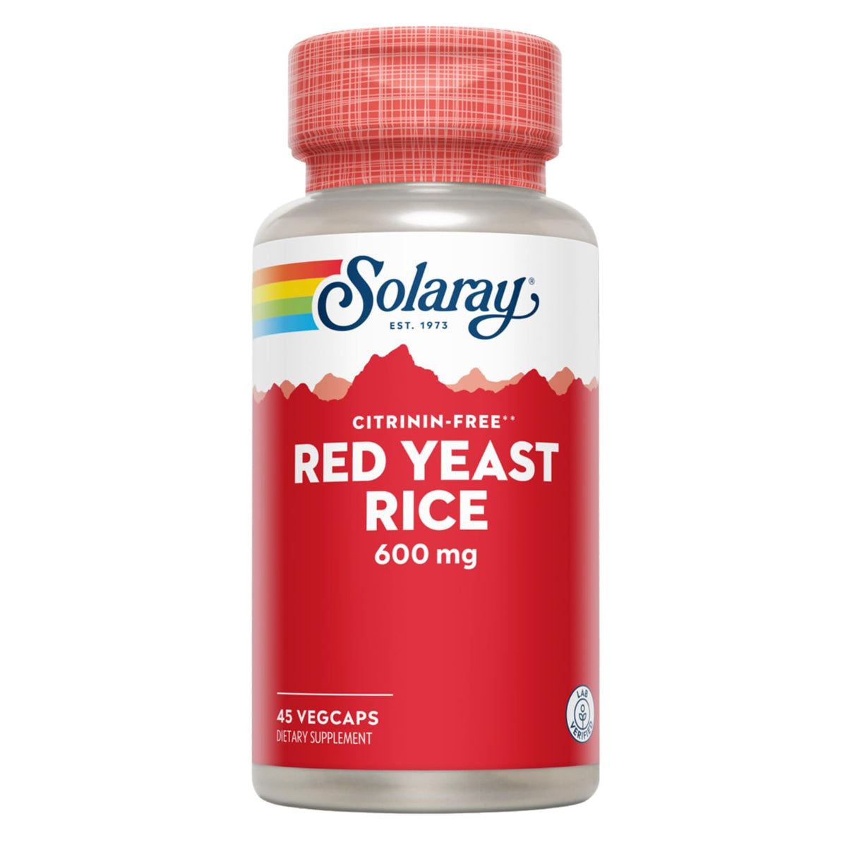 SOLARAY Red Yeast Rice 600 mg bottle