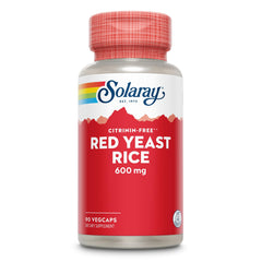 SOLARAY Red Yeast Rice bottle with capsules