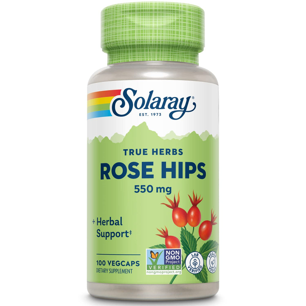 SOLARAY Rose HIPS 550mg bottle