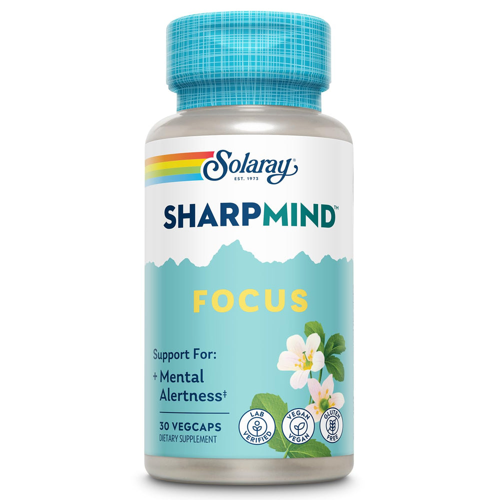 Solaray SharpMind Focus bottle