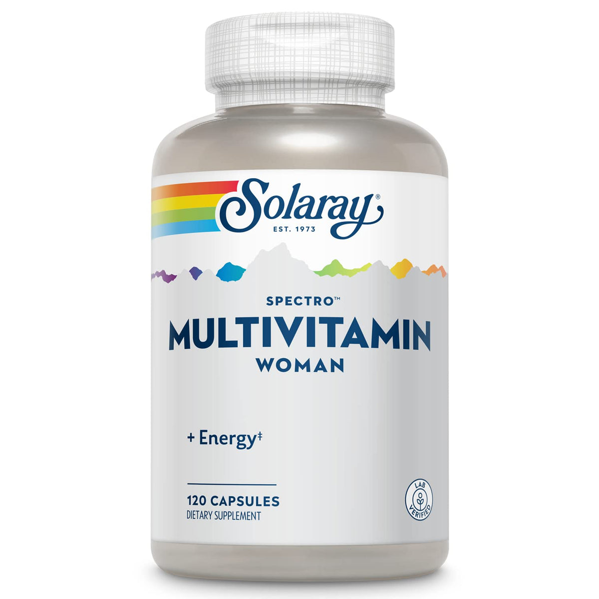 SOLARAY Spectro Multivitamin for Women 120ct bottle front view