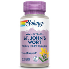 SOLARAY St John's Wort 900 mg bottle – front view