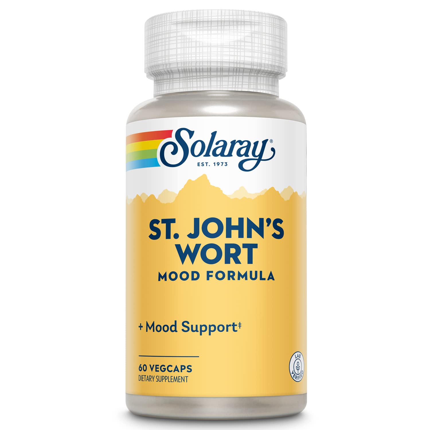 Solaray St. John's Wort 900 mg capsules bottle - 60 count