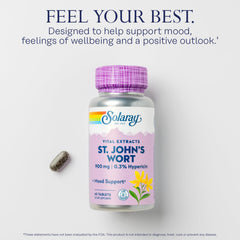 SOLARAY St. Johns Wort 900mg label close-up