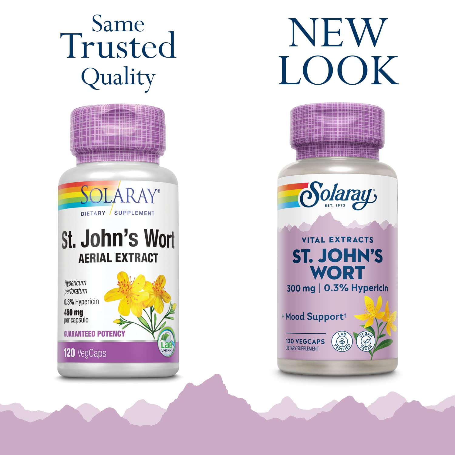 Ingredient highlight: 300 mg St. John's Wort extract and 15 mg whole aerial