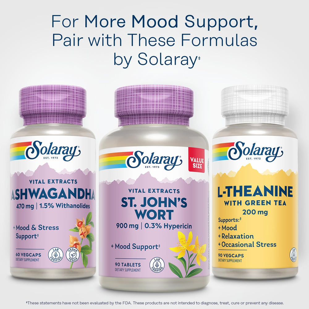 Non-GMO label for SOLARAY St. Johns Wort