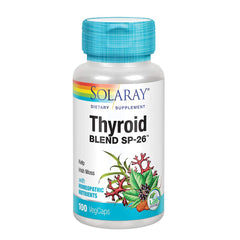 SOLARAY Thyroid Blend SP-26 bottle label