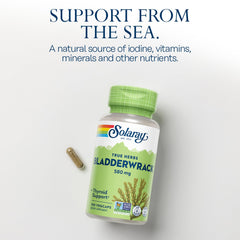 SOLARAY True Herbs bladderwrack capsules product image