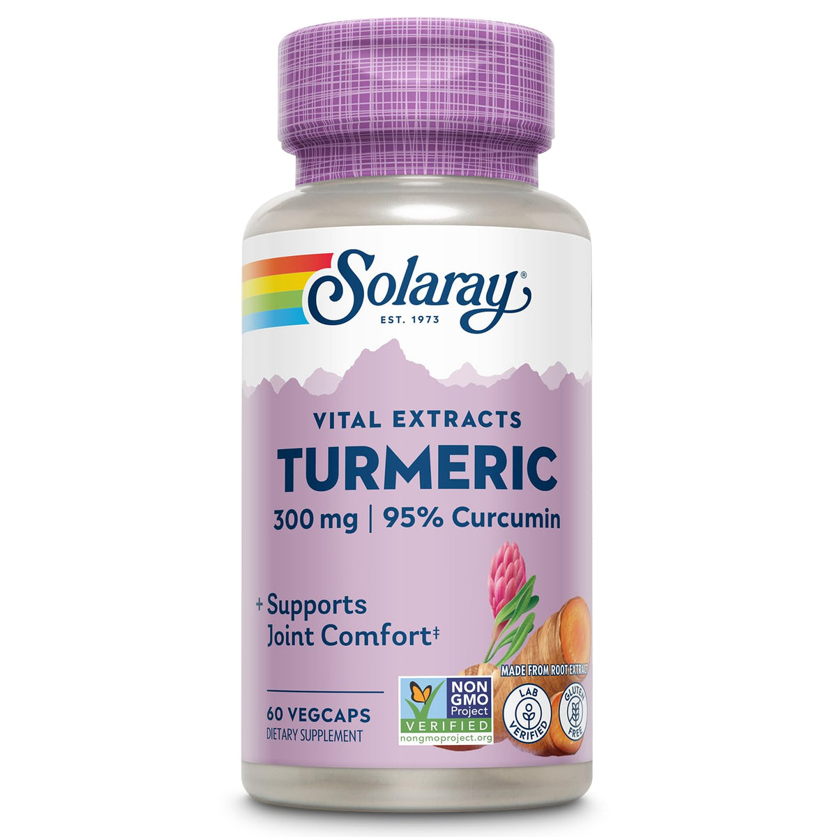 SOLARAY Turmeric 300 mg bottle