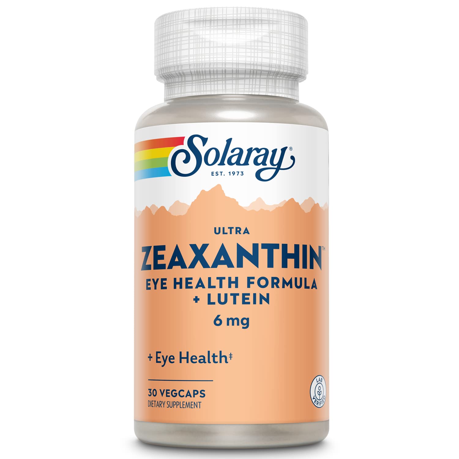 SOLARAY Ultra Zeaxanthin 6 mg packaging front view