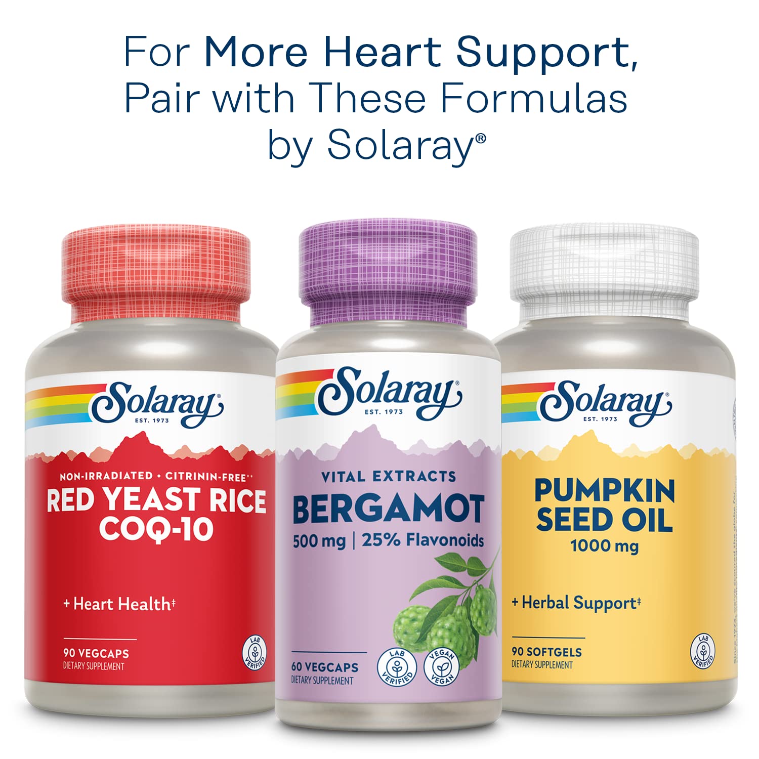 Vegan capsules bottle of Solaray Activated Broccoli Seed Extract