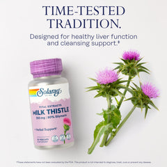 Vegetarian capsules for SOLARAY milk thistle supplement