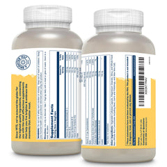 Ingredients panel for Solaray Vitamin B Complex 100 mg