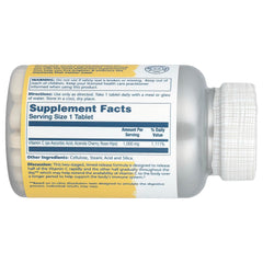 Graphic illustrating two-stage timed-release concept for Vitamin C absorption