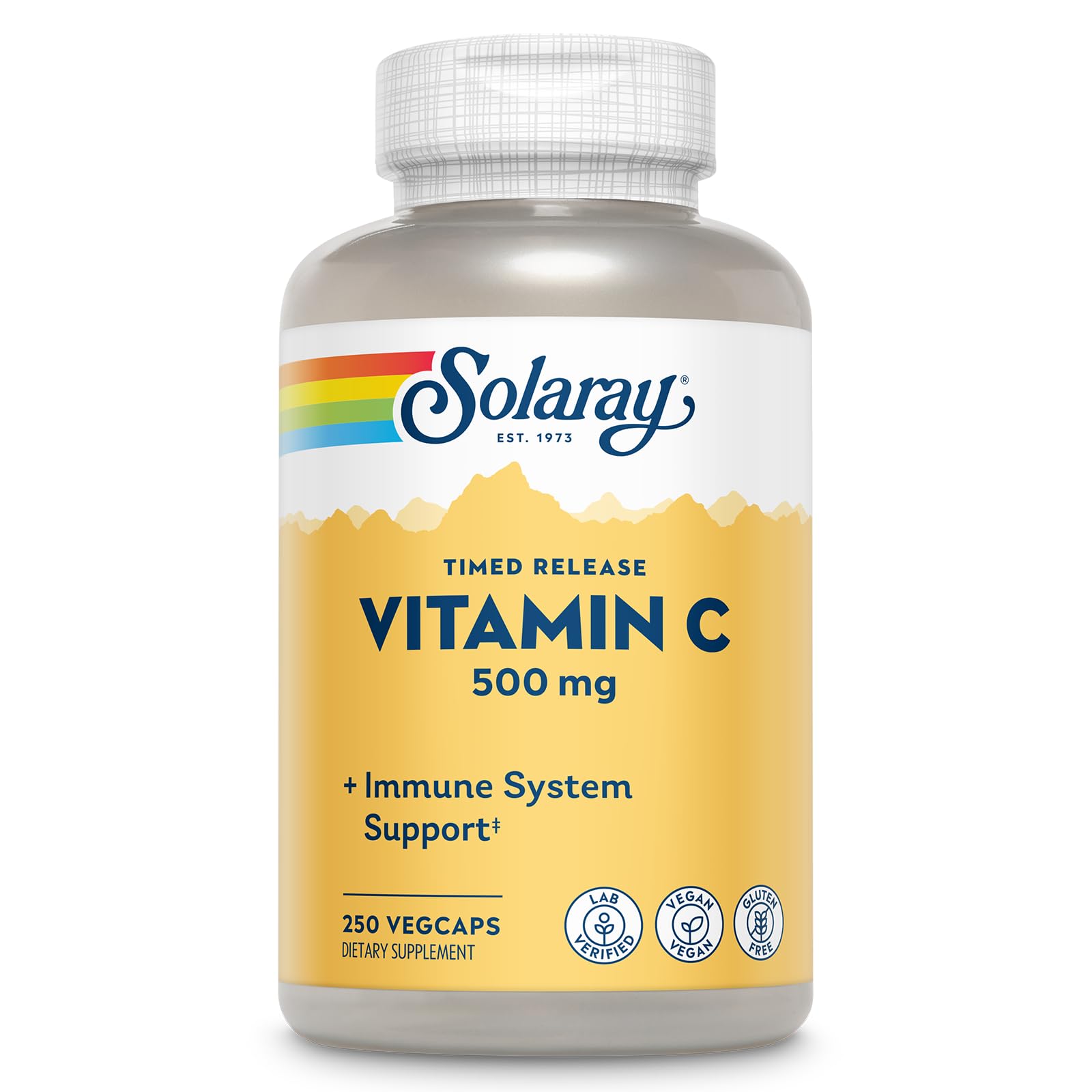 SOLARAY Vitamin C 500mg bottle with label