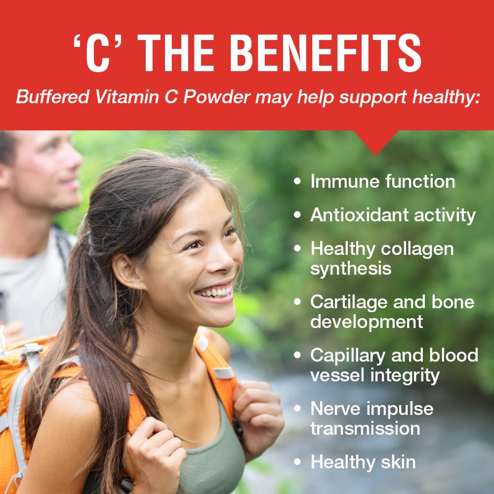 8 oz jar packaging for SOLARAY Vitamin C Crystalline 5000mg