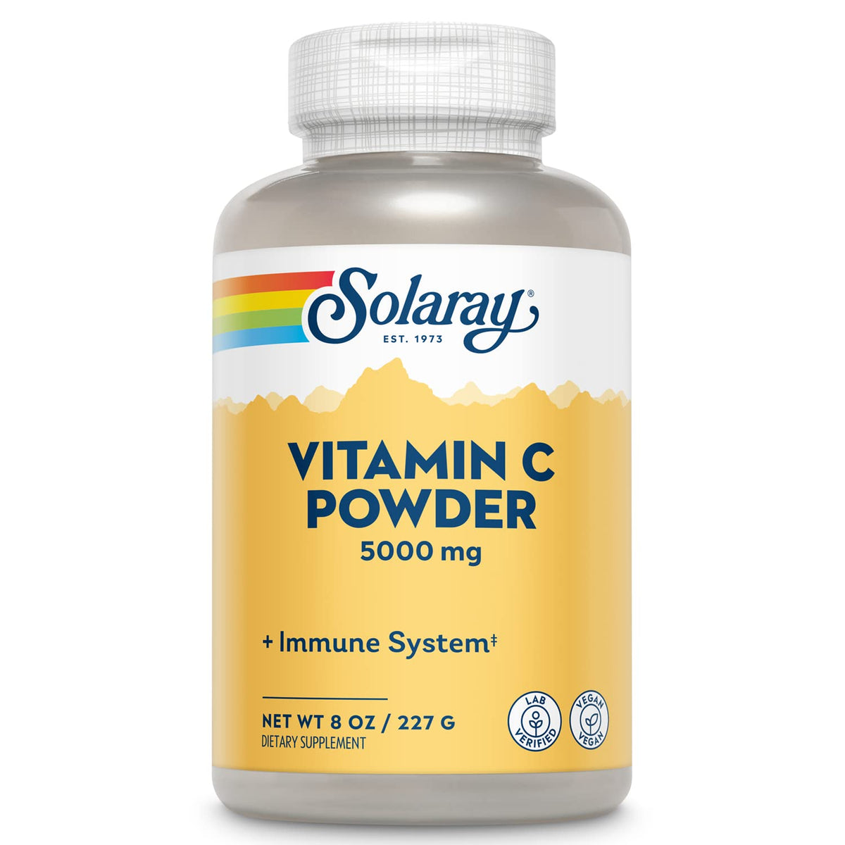 SOLARAY Vitamin C Crystalline Powder 8 oz bottle