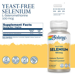 90-count vegetarian capsules packaging for Selenium supplement