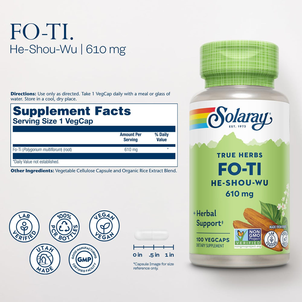 Fo-Ti 610 mg vegetarian capsules