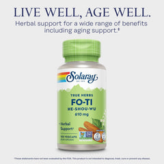 Fo-Ti 610 mg bottle label