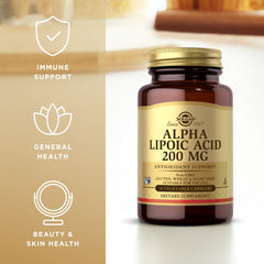 Non-GMO vegan gluten-free Solgar Alpha Lipoic Acid icon