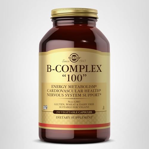 Concept image showing Solgar B-Complex 100 250 servings