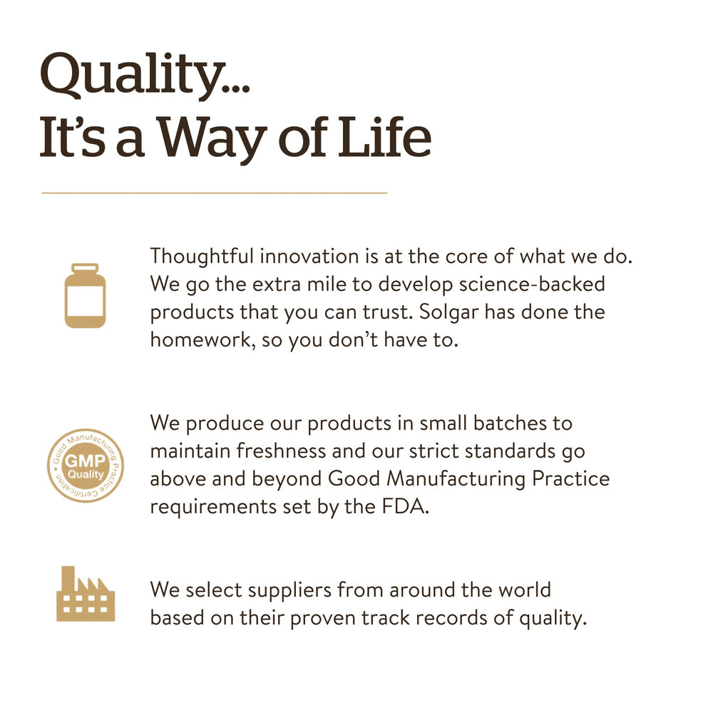 Serving size and usage guidance for Solgar Brain Works