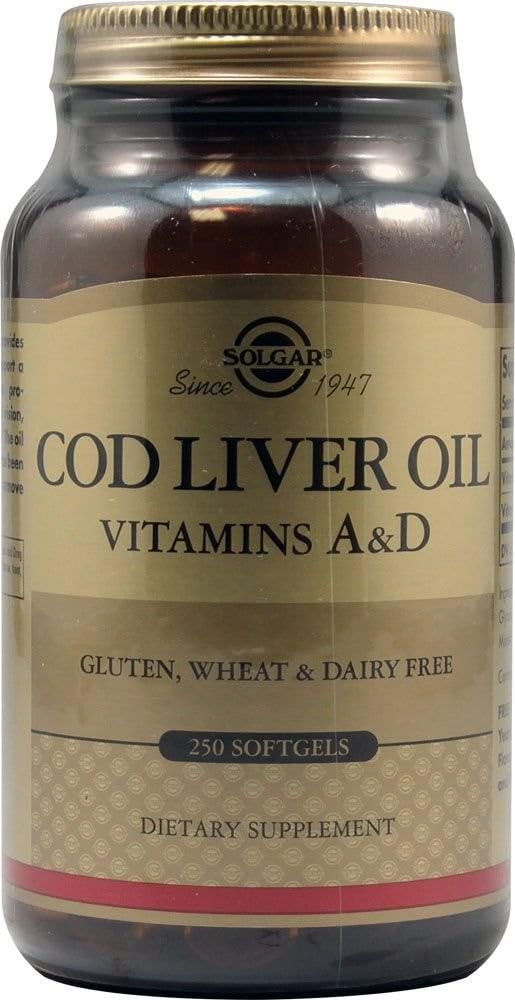Molecular distillation claim on Solgar Cod Liver Oil packaging