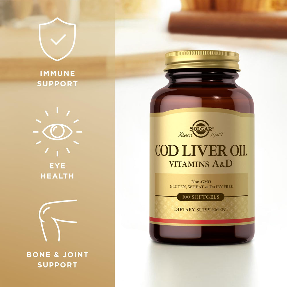 Solgar Cod Liver Oil bottle product image