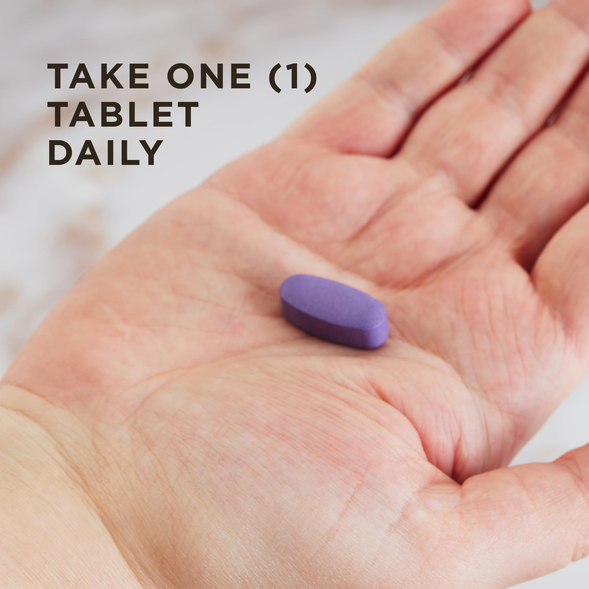 Nutrition facts panel close-up of SOLGAR Collagen Hyaluronic Acid Complex