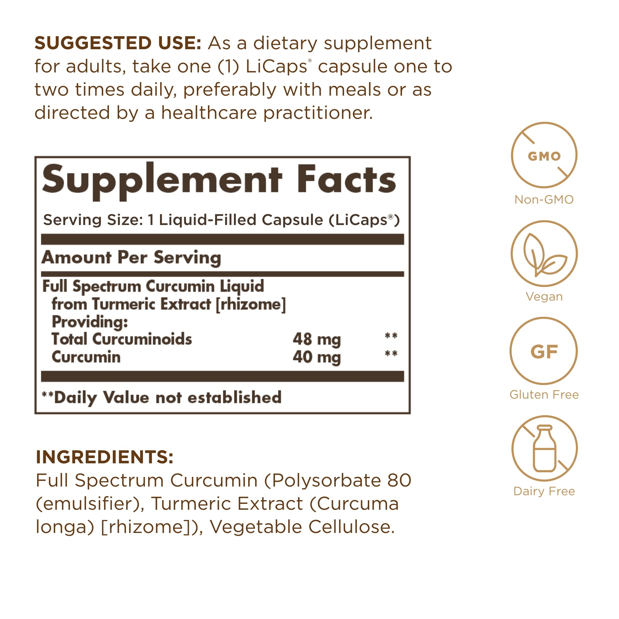 Micelle-encapsulated curcumin liquid softgels illustrating enhanced absorption