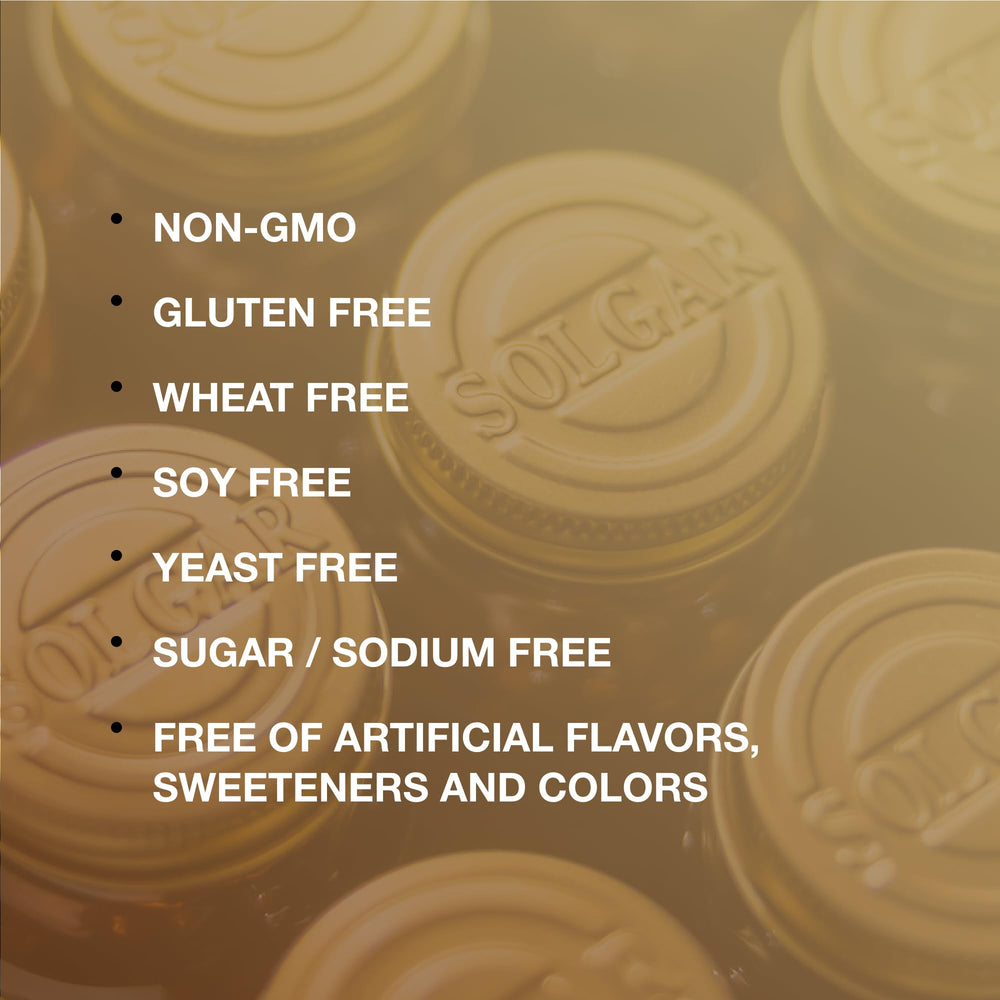 Calcium ascorbate metabolite complex ingredient detail on Solgar Ester-C