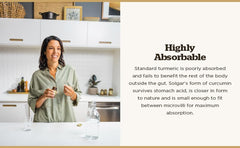 Front label of Solgar Full Spectrum Curcumin bottle