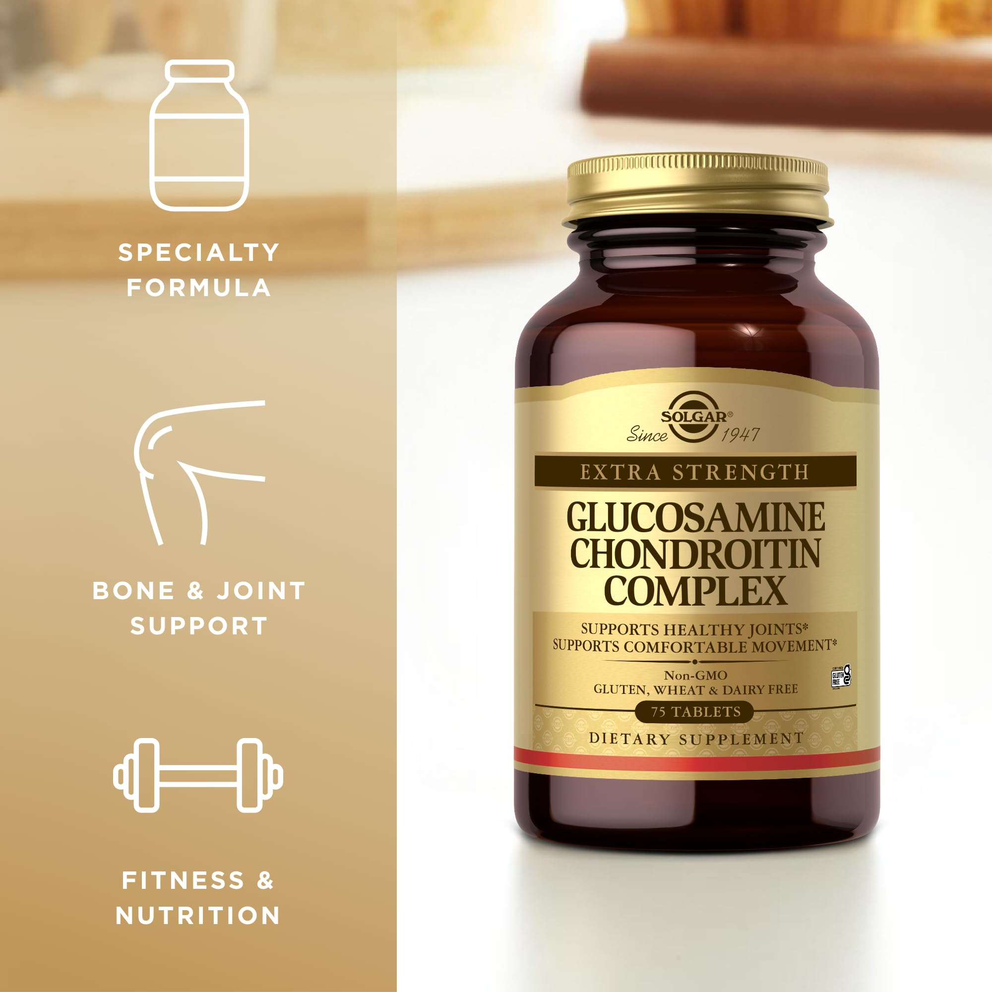 Solgar Glucosamine Chondroitin Complex ingredients panel