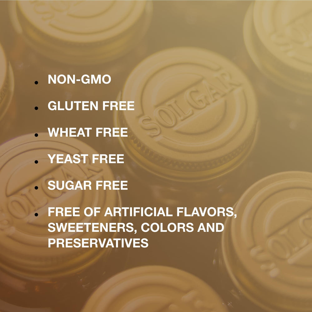 Solgar Glucosamine Hyaluronic Acid Chondroitin MSM tablets close-up