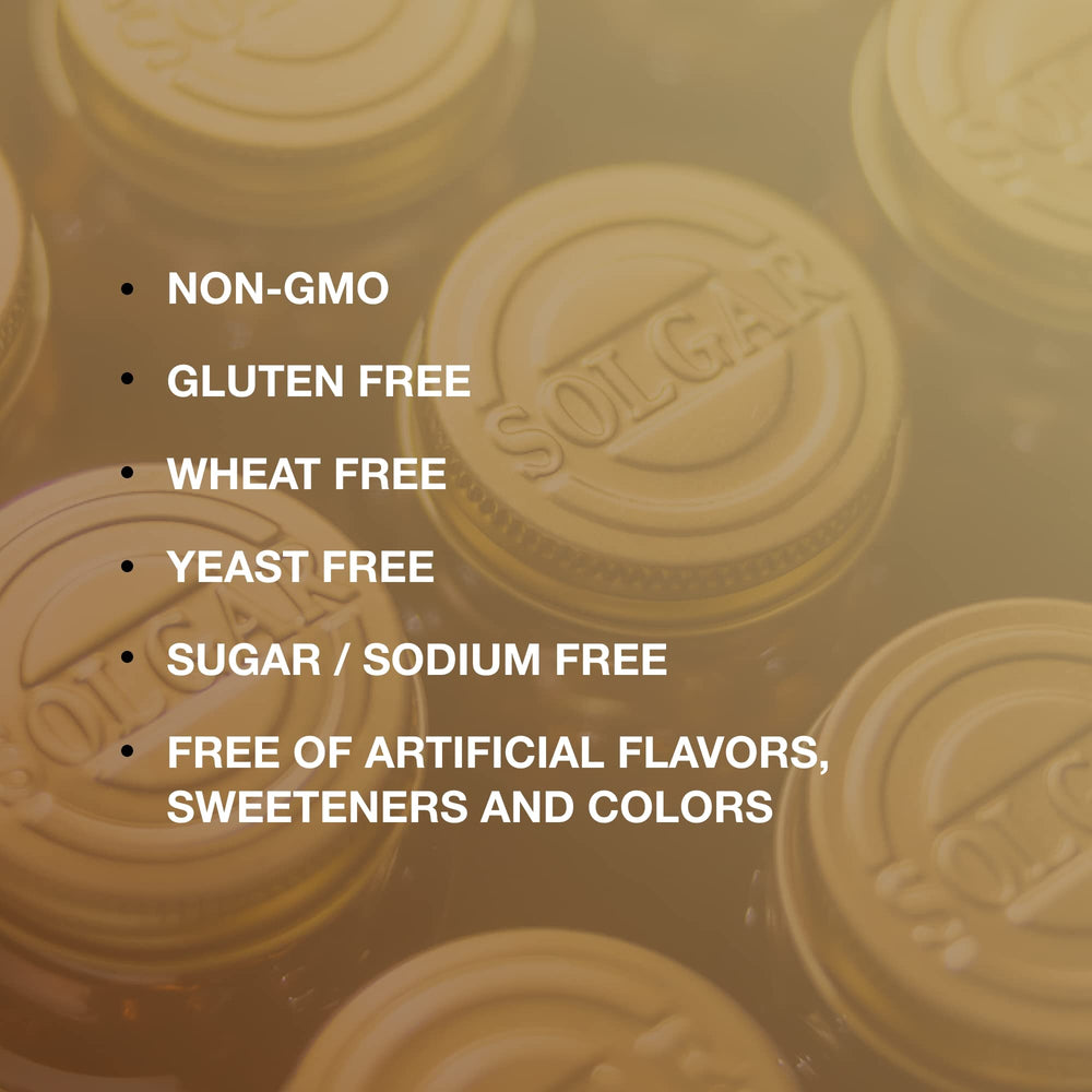 Solgar Gold Standard quality and purity commitment image