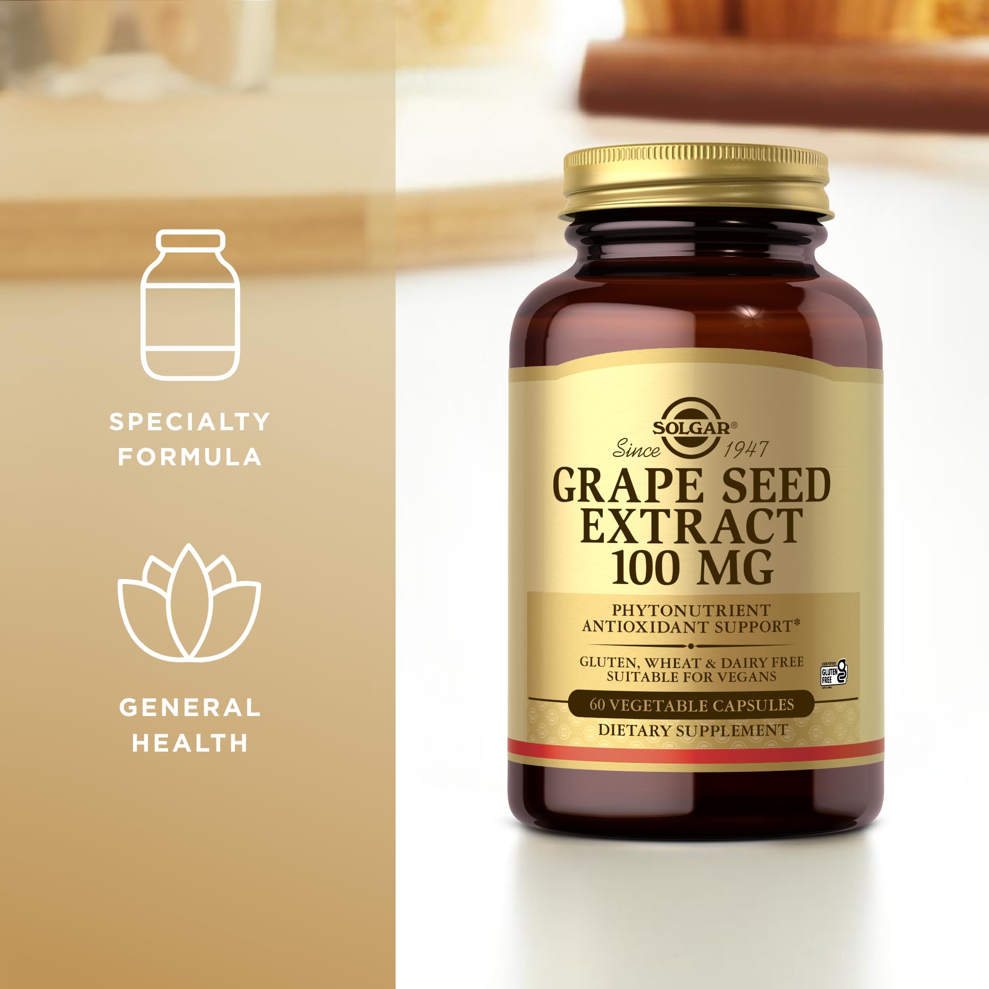 Vegan, gluten-free, dairy-free product icons