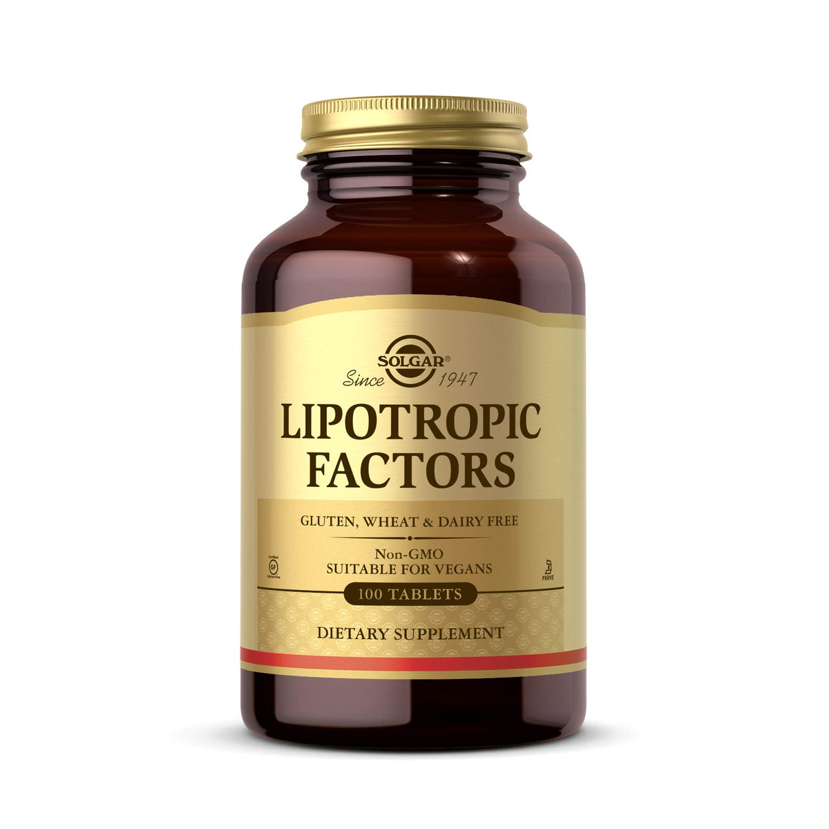 Solgar Lipotropic Factors bottle - 100 tablets