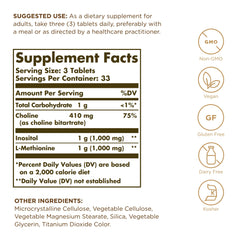 Solgar Lipotropic Factors packaging label close-up