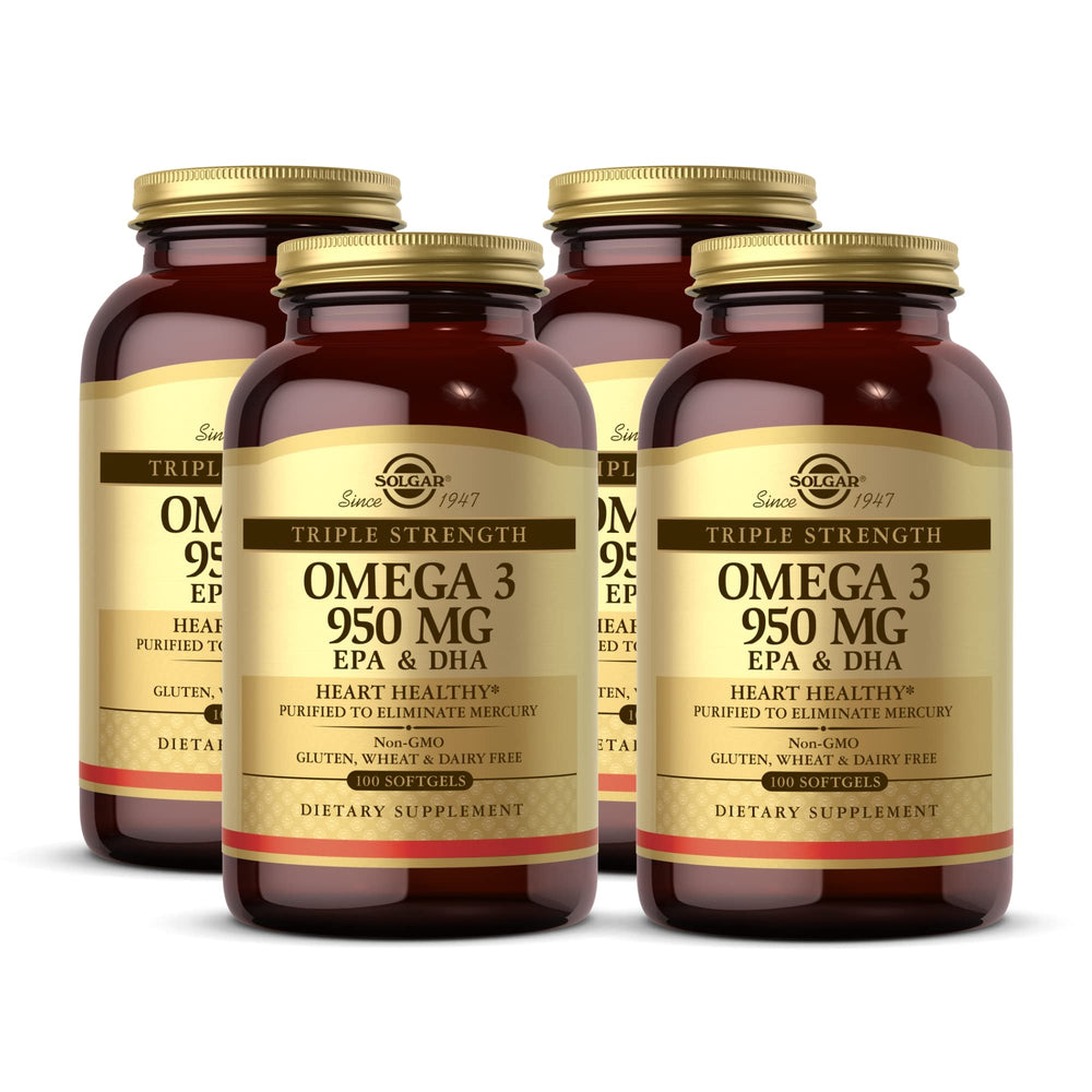 Main product image: Solgar Omega 3 950 mg 4-pack