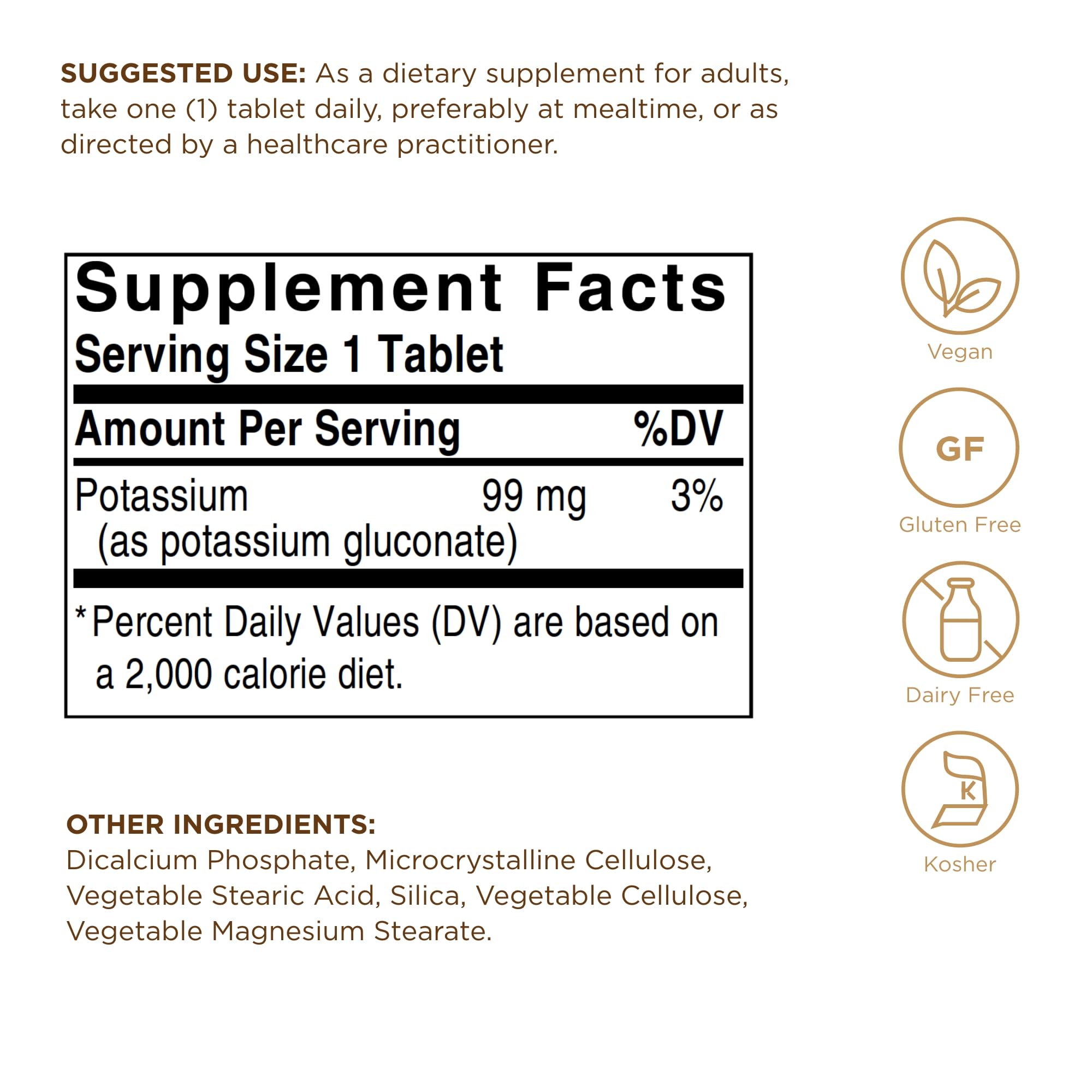 Potassium promoting electrolyte balance