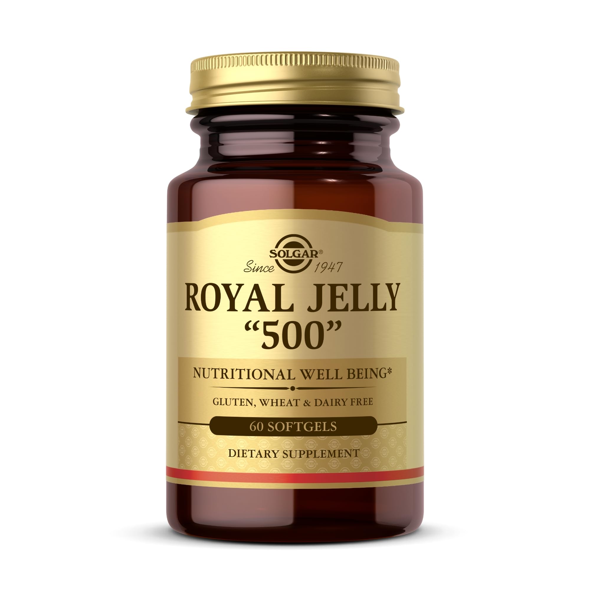 Solgar Royal Jelly 500 bottle with label