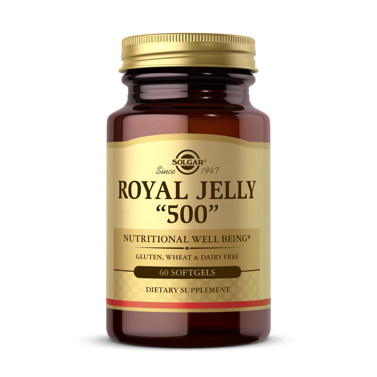 Solgar Royal Jelly 500 bottle with label