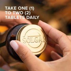 Close-up of Solgar yeast-free selenium tablets