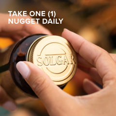 Solgar B12 1000 mcg label showing vegan, non-GMO, gluten-free