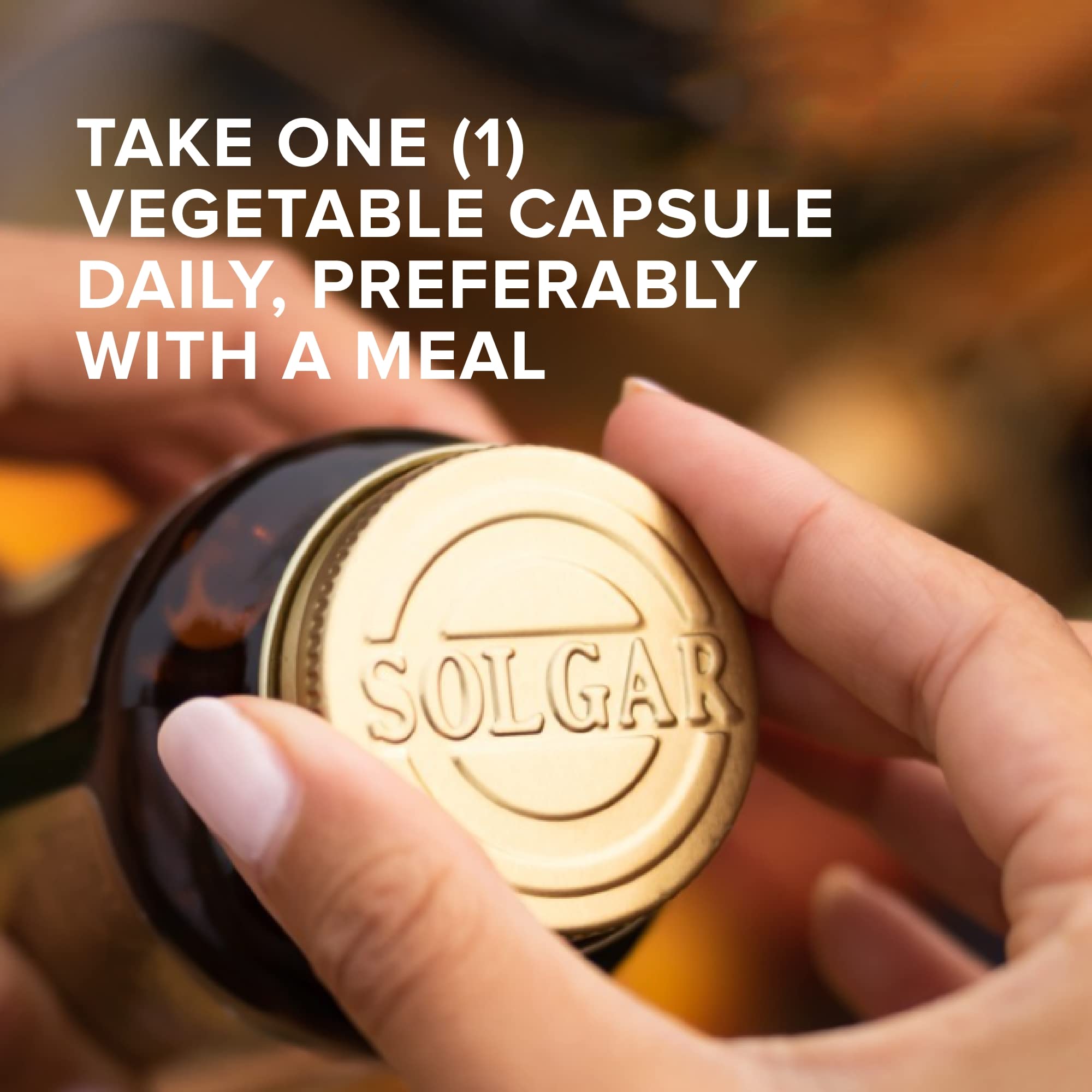 Label showing 125 mcg (5000 IU) per capsule